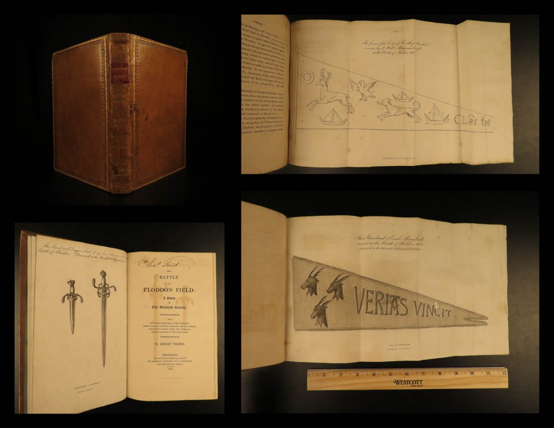 1808 1ed SCOTLAND Battle of Floddon Field 16thc Poetry (1 of 10)