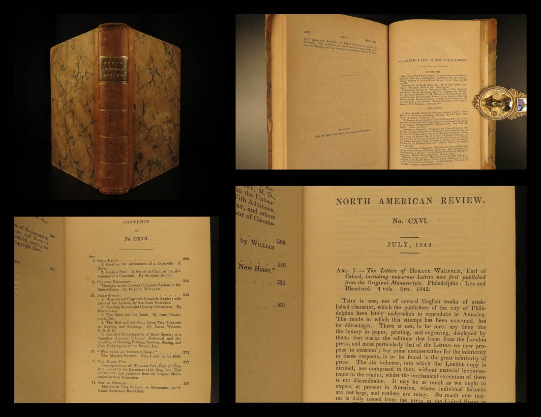 1842 North American Review Walton Complete Angler (1 of 10)