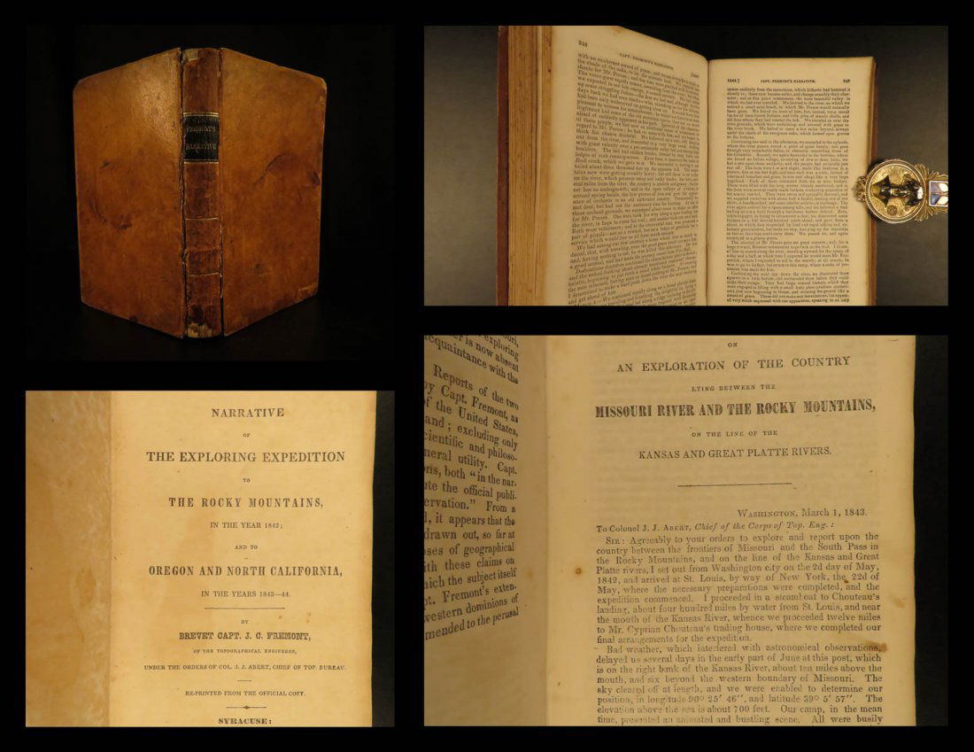 1846 Narrative of John C Fremont California & Oregon (1 of 10)
