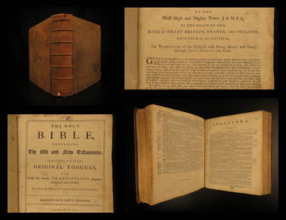 1677 Quarto John Hayes King James Bible Ruled-red with 205 Extra Illus –  E.T. Rare Books