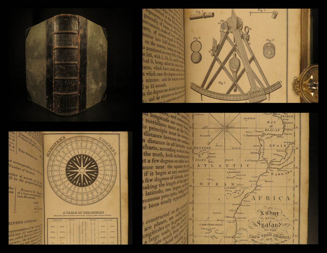 1868 Norie Practical Navigation Sea Voyages MAPS (1 of 10)