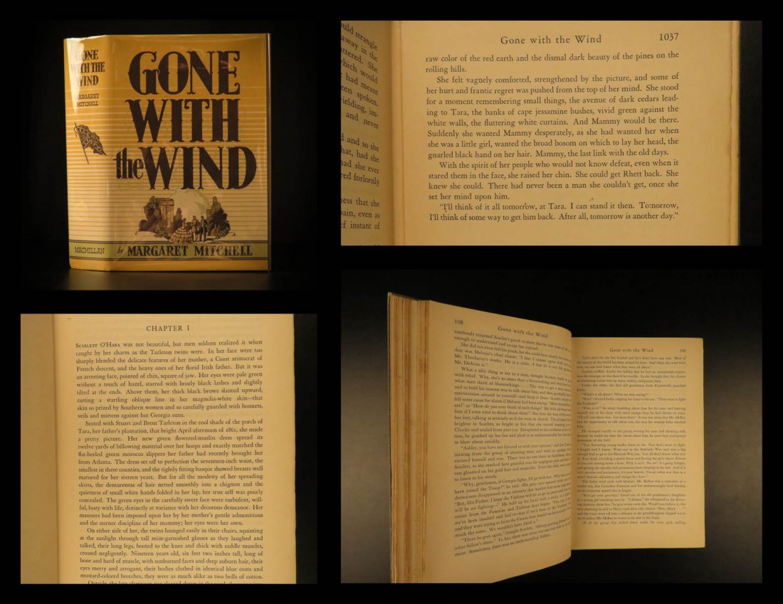 1936 1st ed Gone with the Wind Margaret Mitchell Civil (1 of 10)