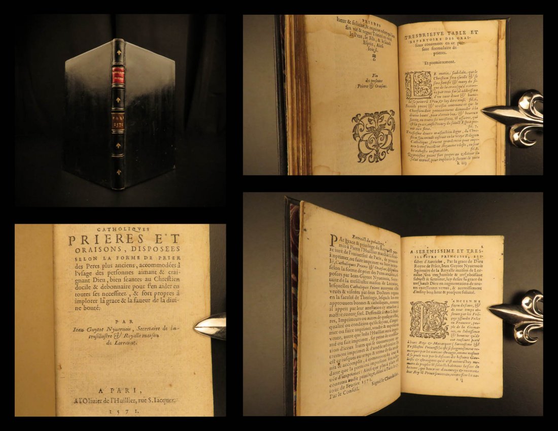 1571 1ed Catholic Prayer During French Wars of Religion (1 of 10)