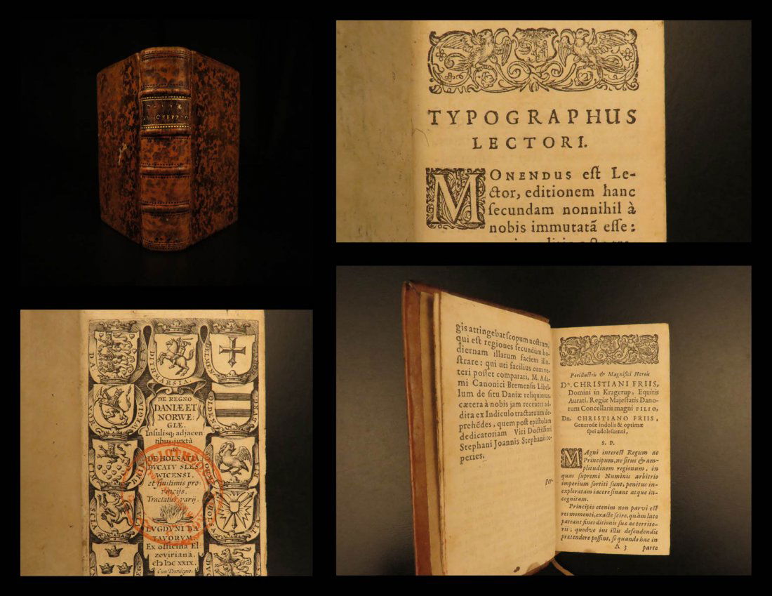 1629 Norse Vikings RARE History of Denmark Scandinavia (1 of 10)