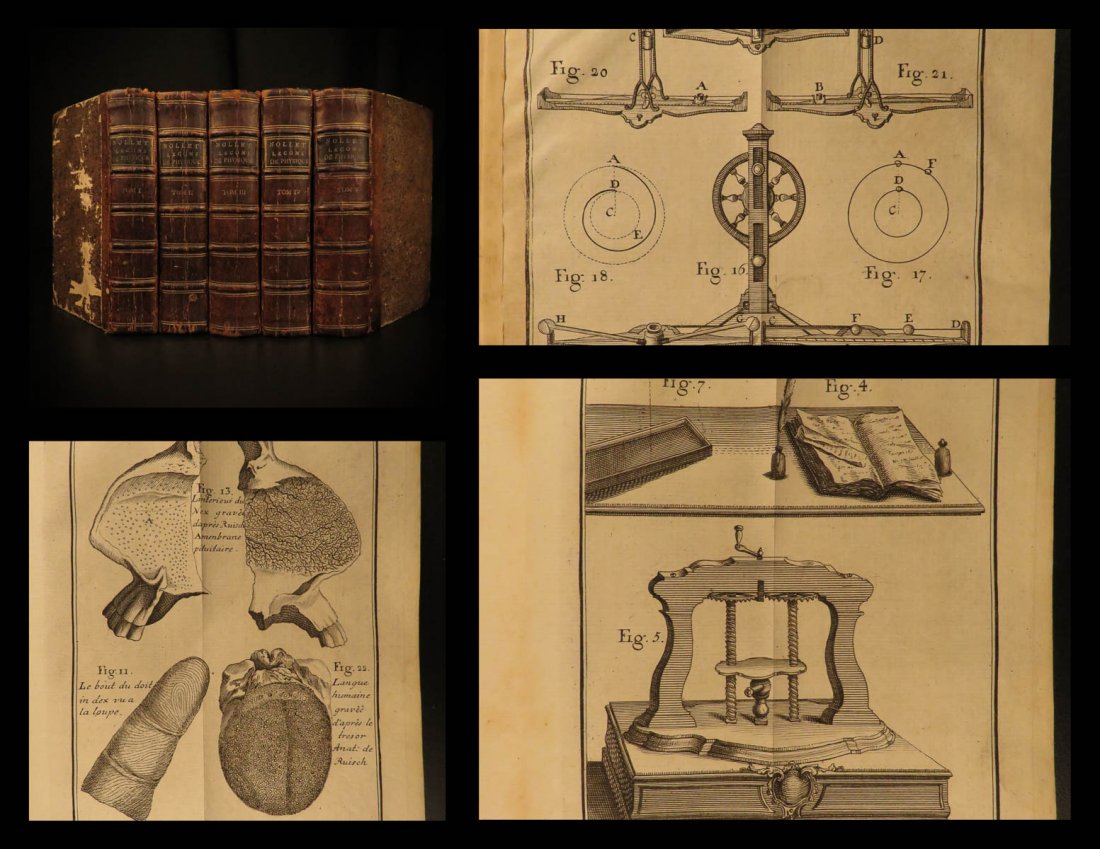 1745 1ed Physics Experiments Nollet Optics Science (1 of 10)