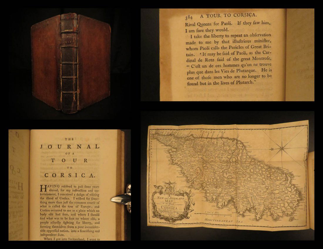 1768 CORSICA Rare Account James Boswell Genoa Pasquale (1 of 10)