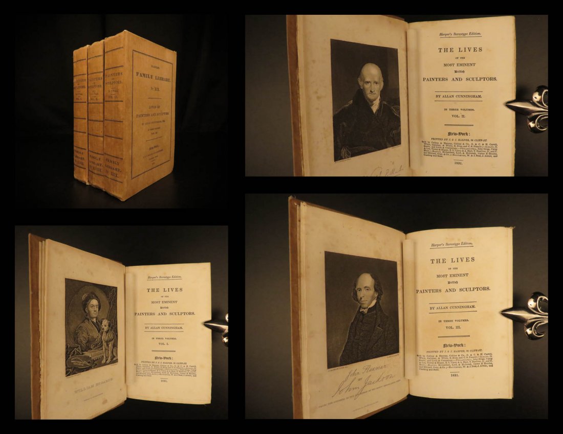 1831 ART Lives of Eminent British Painters Sculptors (1 of 10)