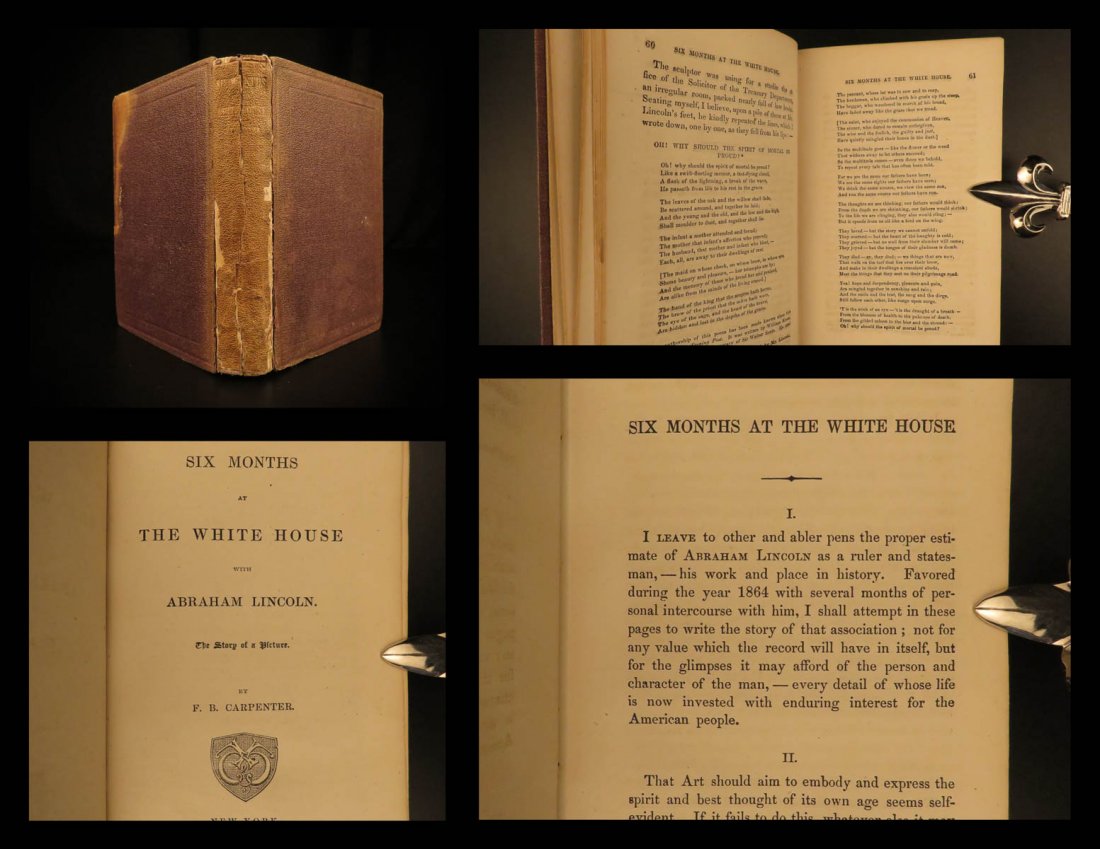 1867 Abraham Lincoln Six Months at White House (1 of 10)
