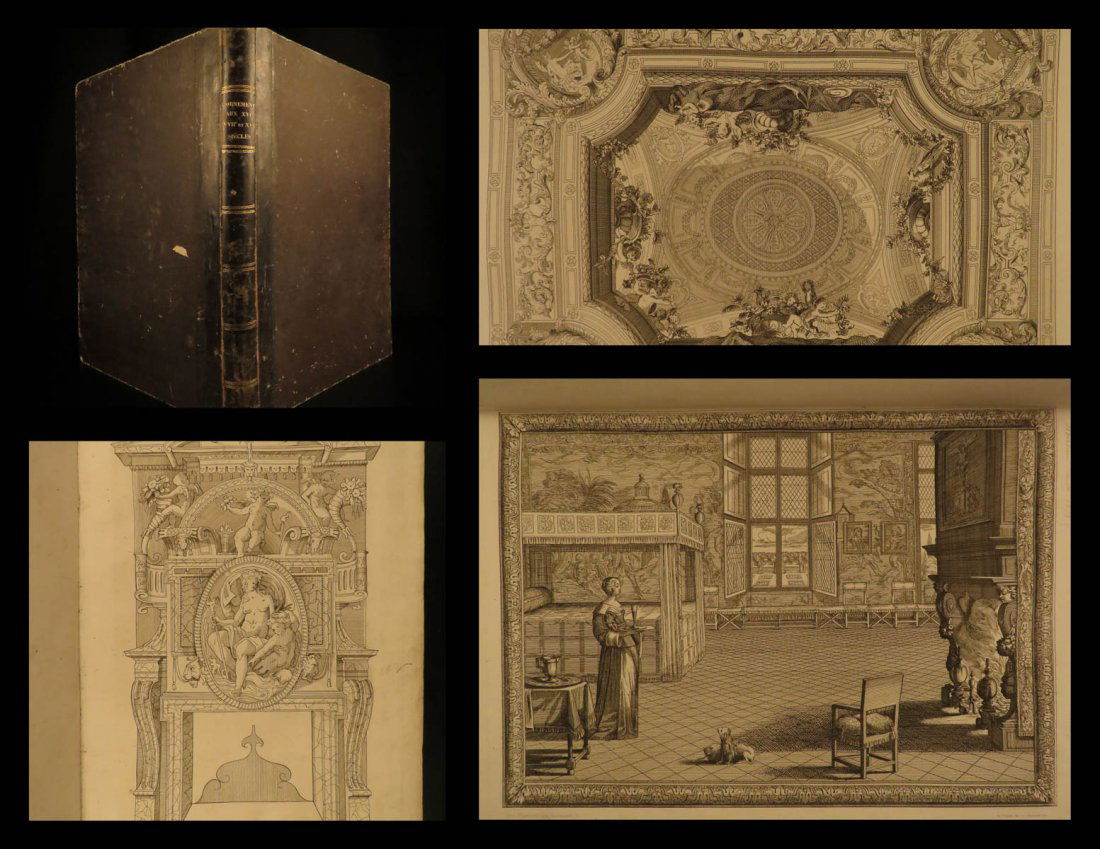 1875 HUGE FOLIO French Architecture Meissonier ART (1 of 10)