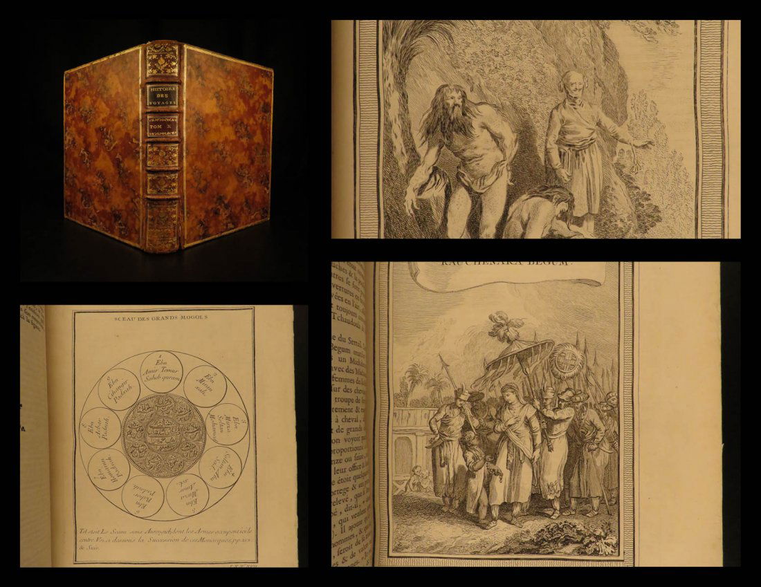 1752 Voyages INDIA MAPS Atlas JAPAN China Asia (1 of 10)