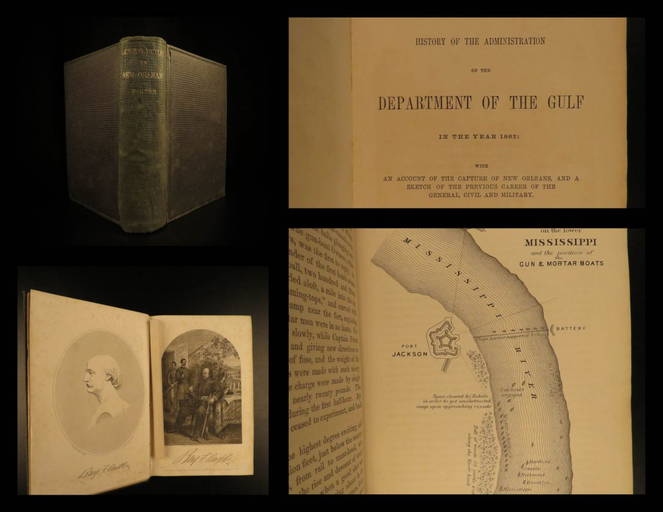 1864 Civil War General Benjamin Butler New Orleans