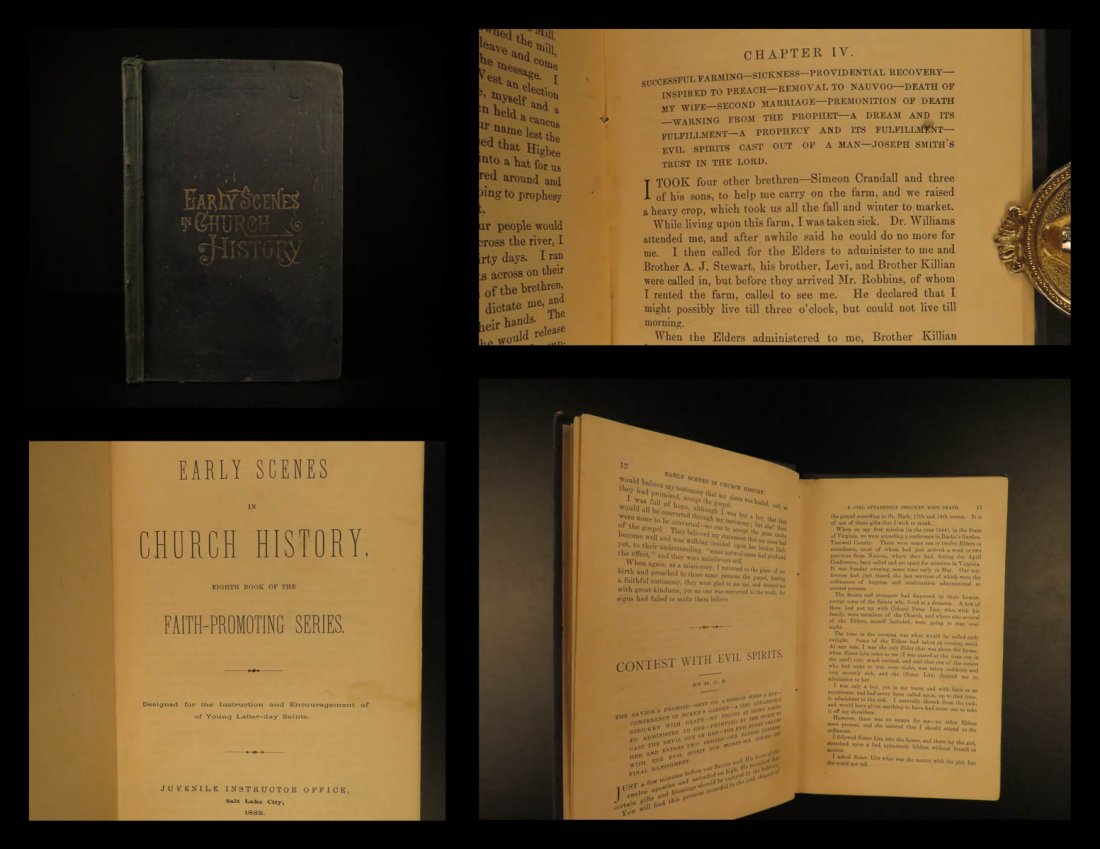 1882 Mormon Church History Joseph Smith Visions Philo (1 of 10)