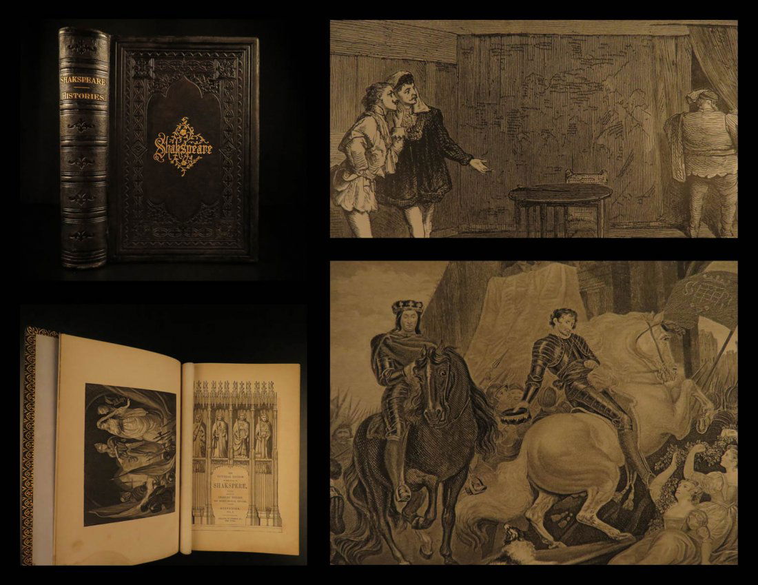 1882 EXQUISITE Shakespeare Plays Histories Theater (1 of 10)