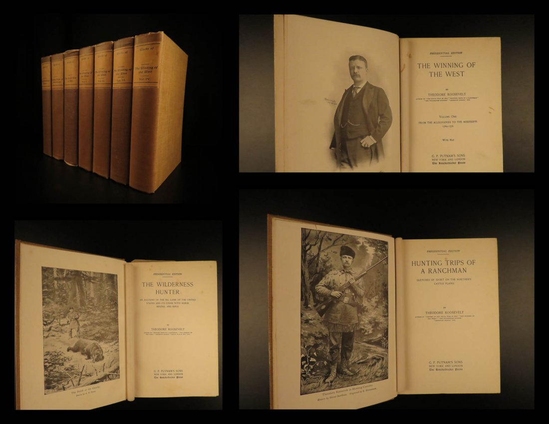1885 Theodore Roosevelt Works Winning of West Naval War (1 of 10)