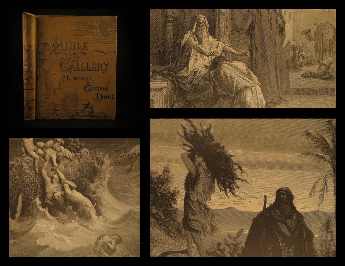 1890 Gustave Doré Bible Gallery Illustrated (1 of 10)