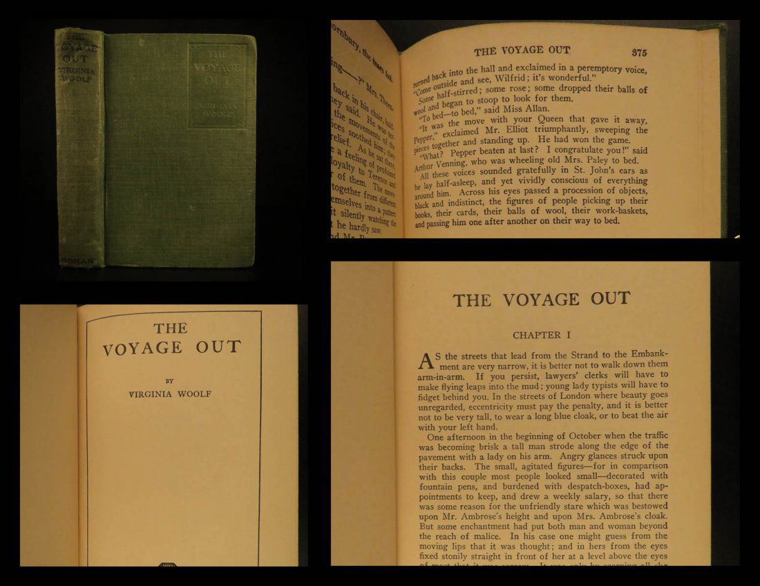 1920 1st US Virginia Woolf The Voyage Out Feminism (1 of 10)