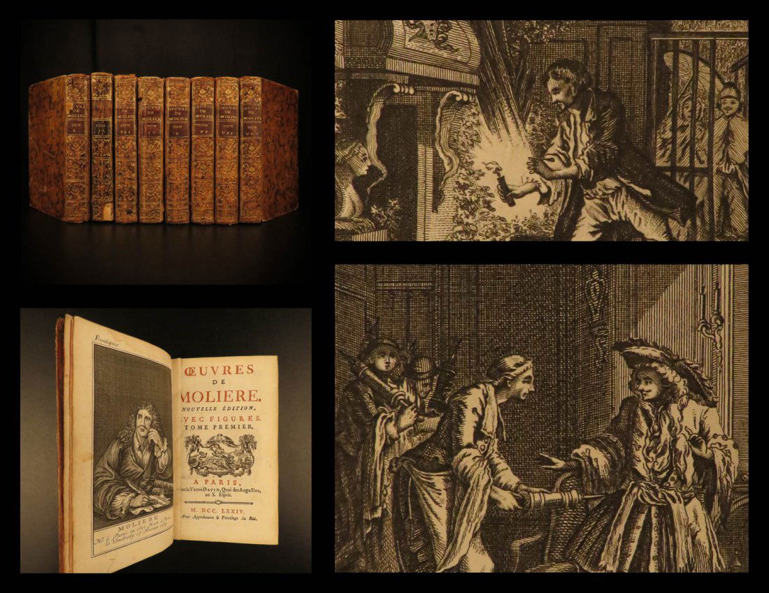 1774 Theatre of MOLIERE French Literature Misanthrope (1 of 10)