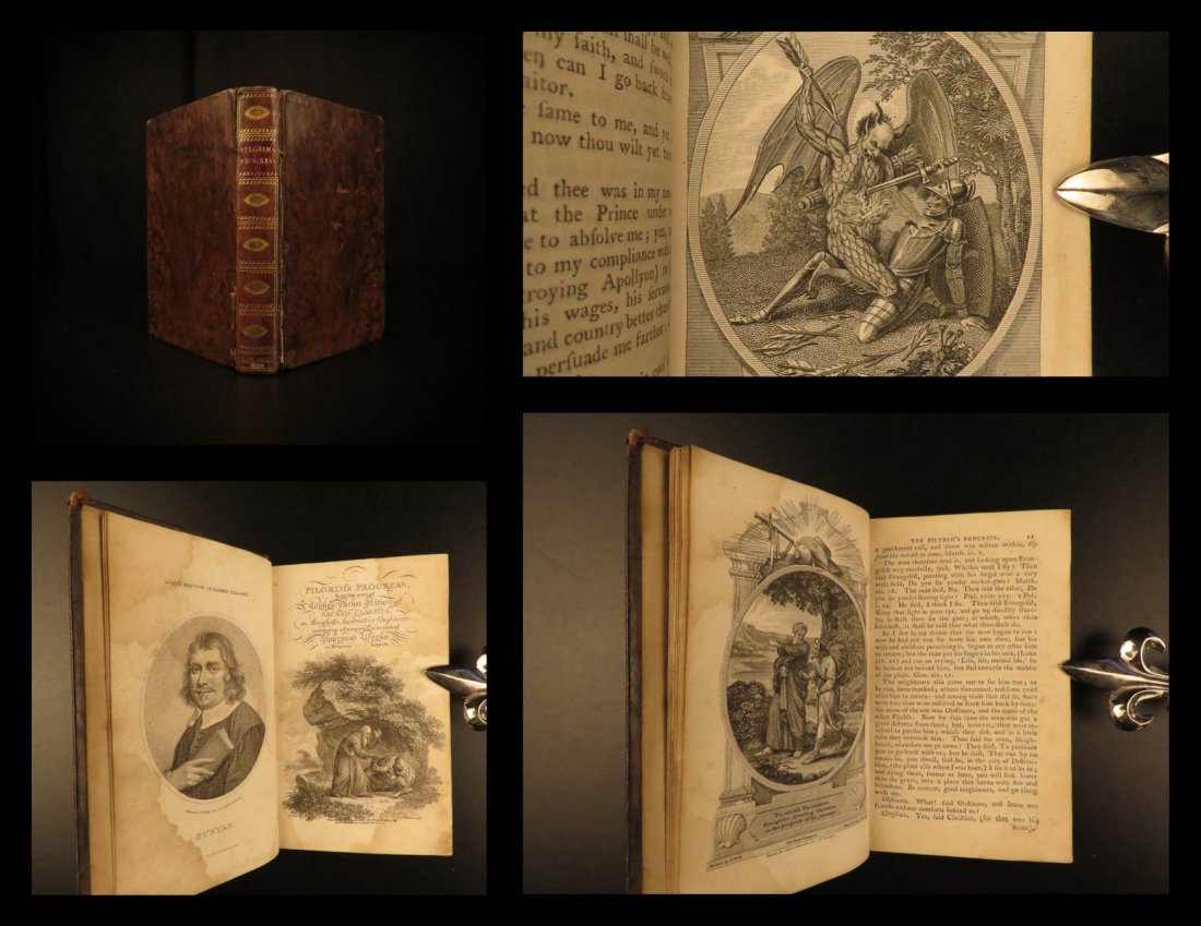 1796 Pilgrim’s Progress John Bunyan ART Illustrated (1 of 10)