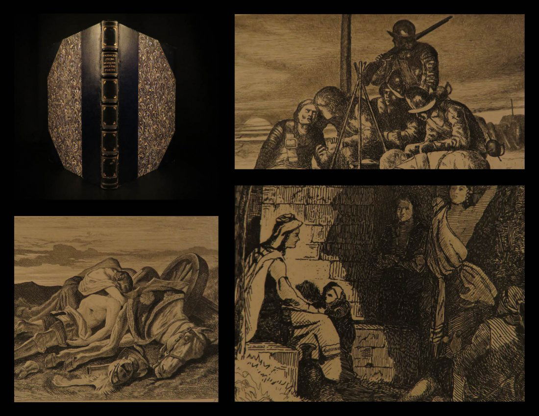 1862 EXQUISITE English Poets Tennyson Byron Wordsworth (1 of 10)