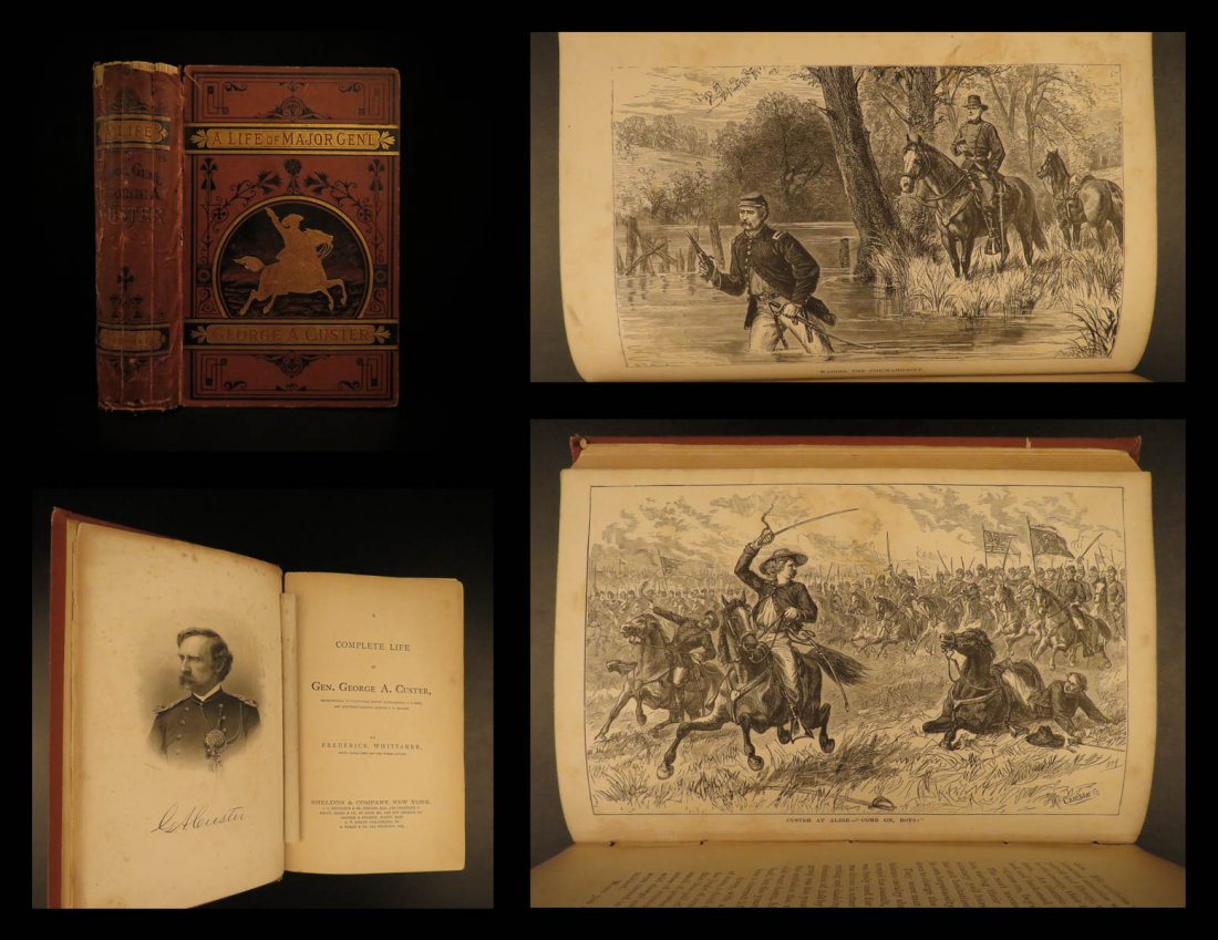 1876 1ed General George Custer Cavalry Little Bighorn (1 of 10)