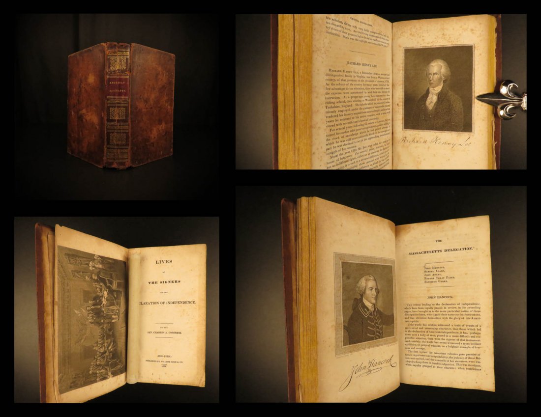 1829 Lives of Signers of Declaration of Independence (1 of 11)