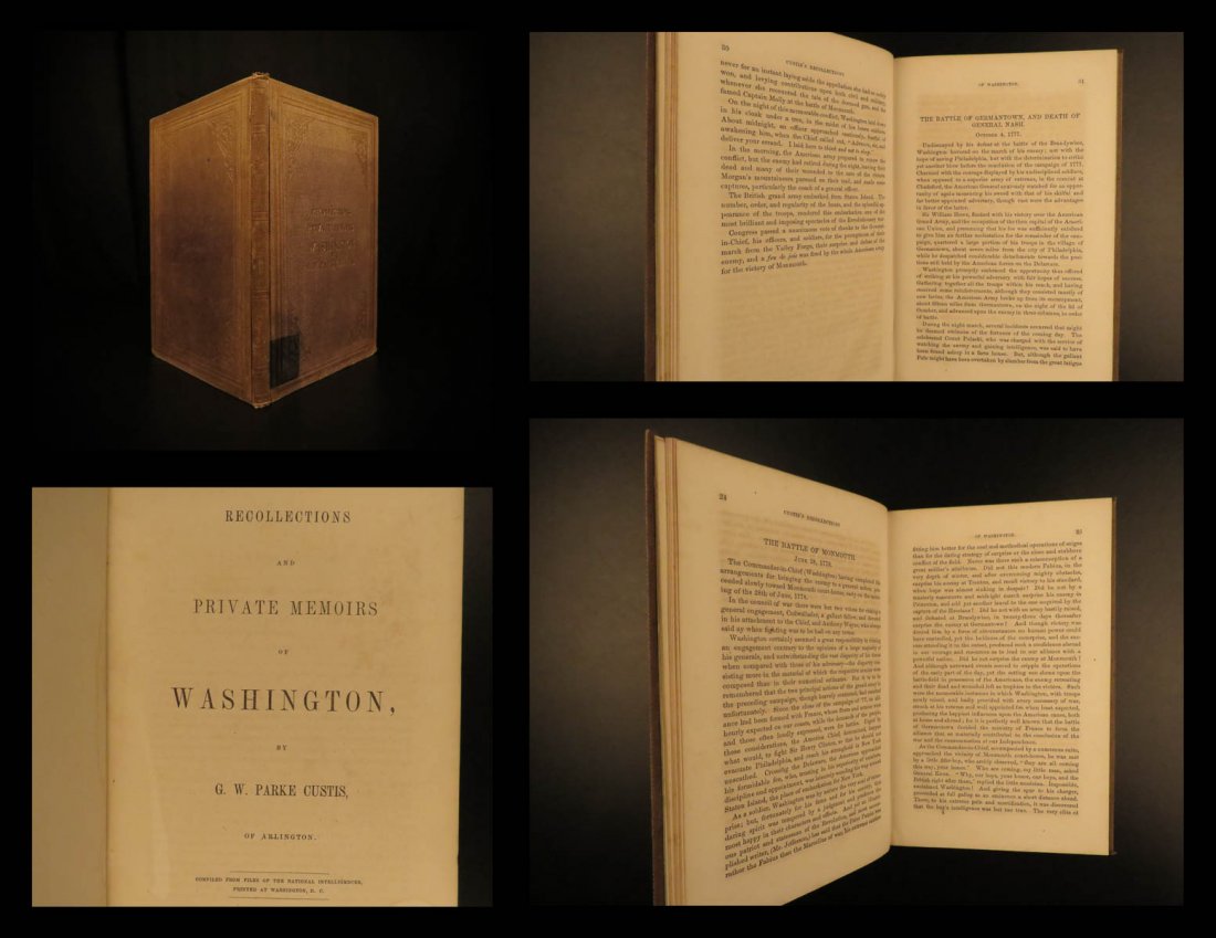 1859 1ed President George Washington Recollections (1 of 10)