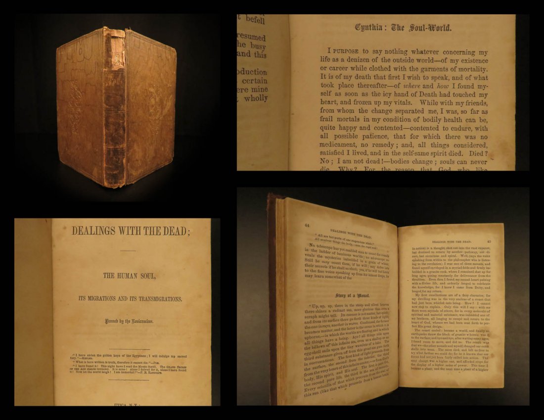 1861 1st Dealings with Dead Souls Mediums Occult Sex (1 of 10)