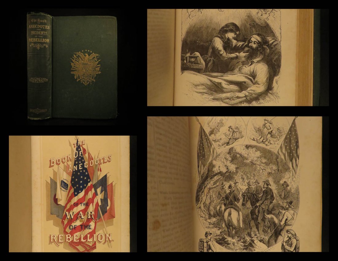 1866 1ed Illustrated CIVIL WAR Anecdotes Lincoln (1 of 10)