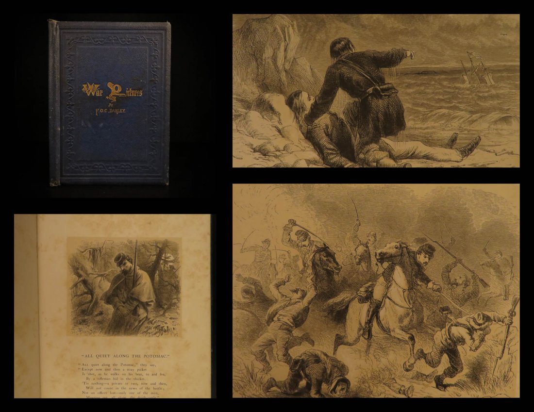 1866 Civil War Songs & Poems Illustrated by FOC Darley (1 of 10)