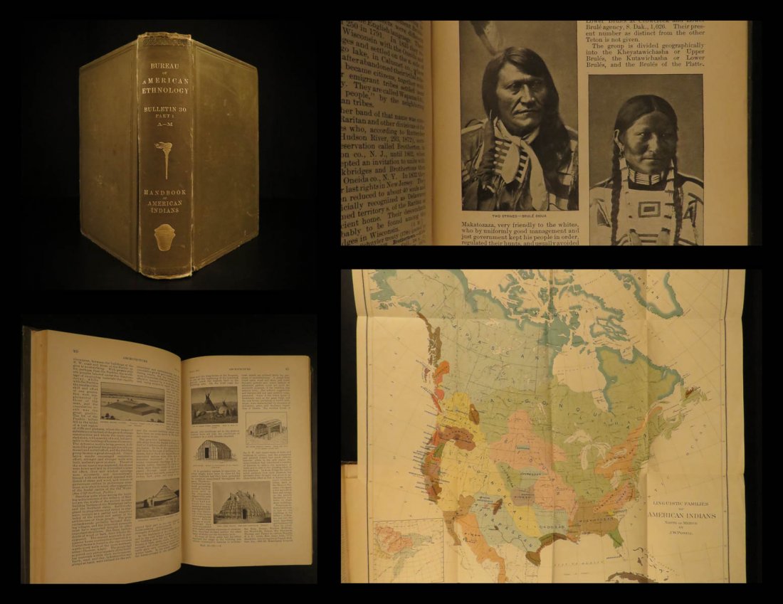1907 American INDIANS Mexico Eskimo Ethnology Cherokee (1 of 10)