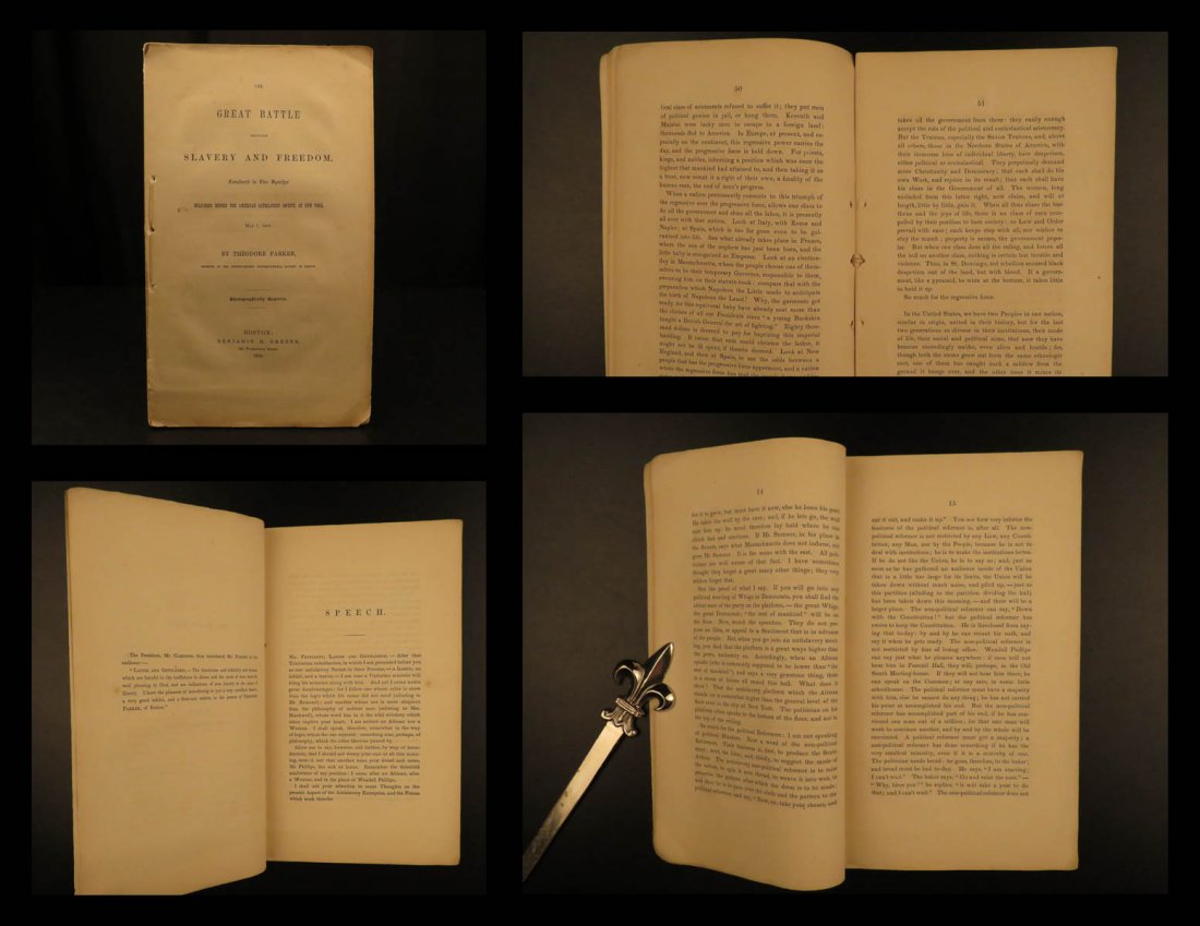 1856 1st ed SLAVERY vs FREEDOM Fugitive Slaves America (1 of 10)