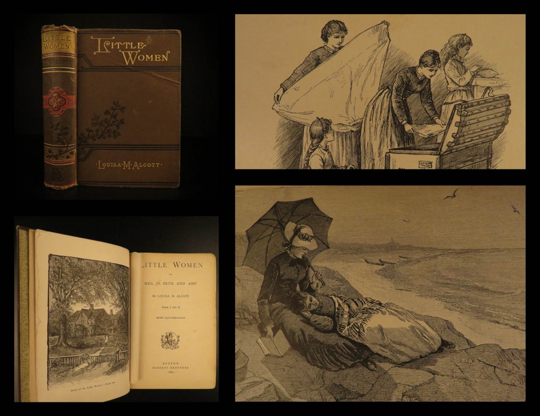 1889 Little Women by Louisa May Alcott Children CLASSIC: 1889 Little Women by Louisa May Alcott Children CLASSIC Civil War Slavery “I am not afraid of storms, for I am learning how to sail my ship.” ― Louisa May Alcott, Little Women “Little Wome