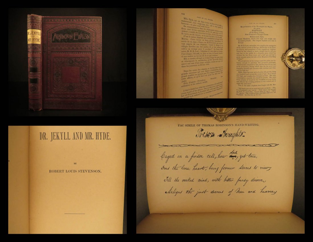 1890 Jekyll & Hyde Strange Case Robert Lewis Stevenson (1 of 10)