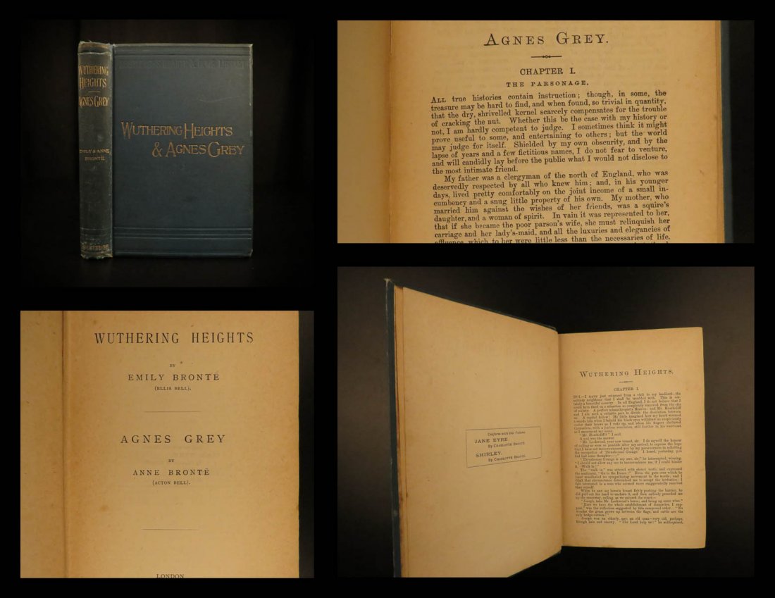 1892 Wuthering Heights Emily Bronte Novel (1 of 10)