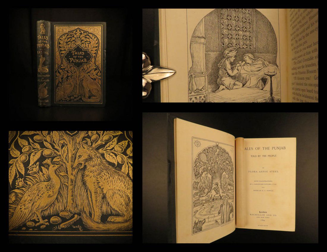 1894 INDIA Tales of Punjab FABLES Indian Hindu (1 of 10)