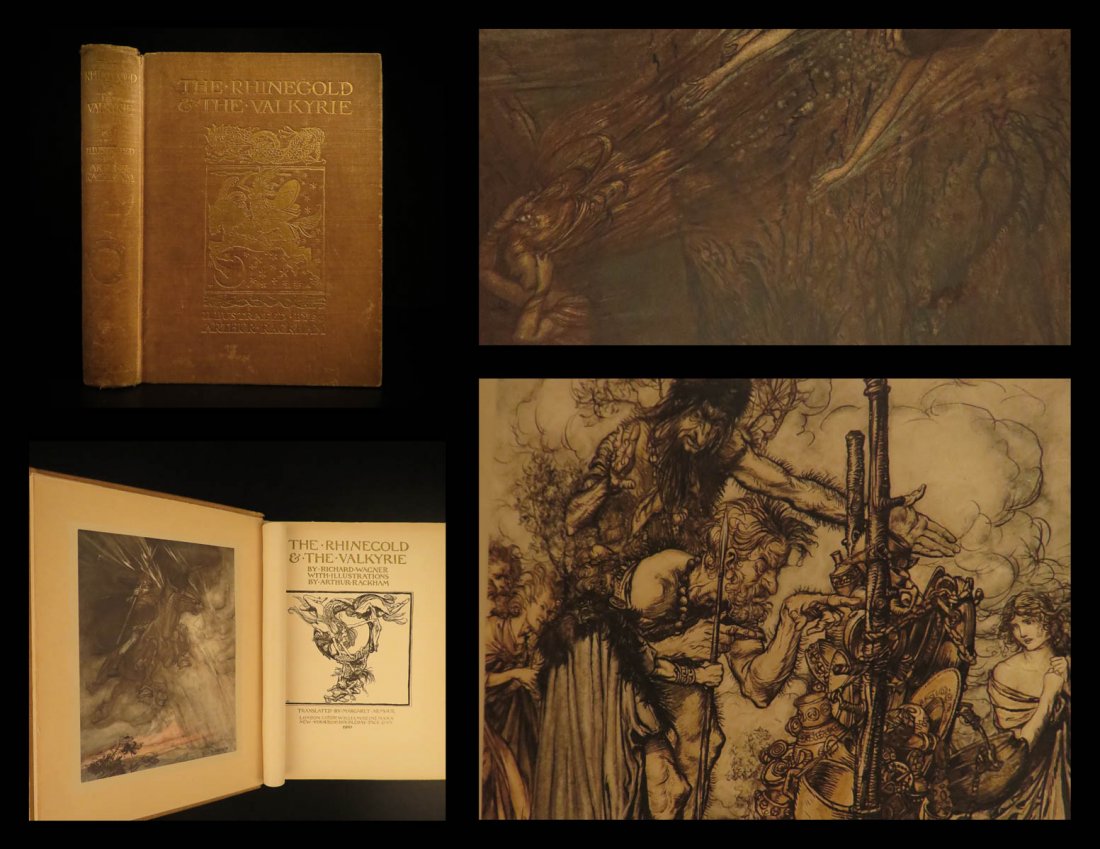 1910 1st ed Richard Wagner Rhinegold Valkyrie (1 of 10)