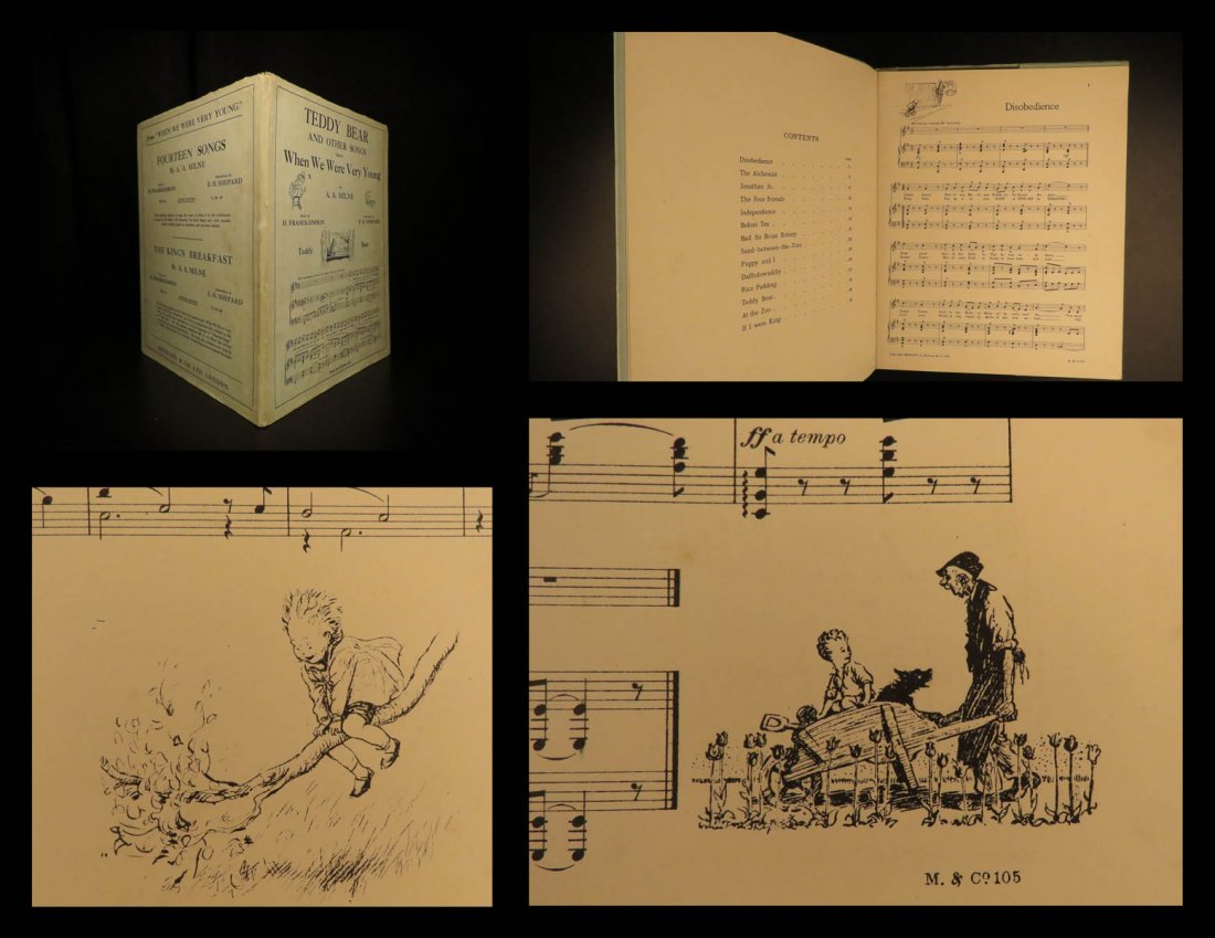 1926 1st Winnie the Pooh Teddy Bear Songs (1 of 10)