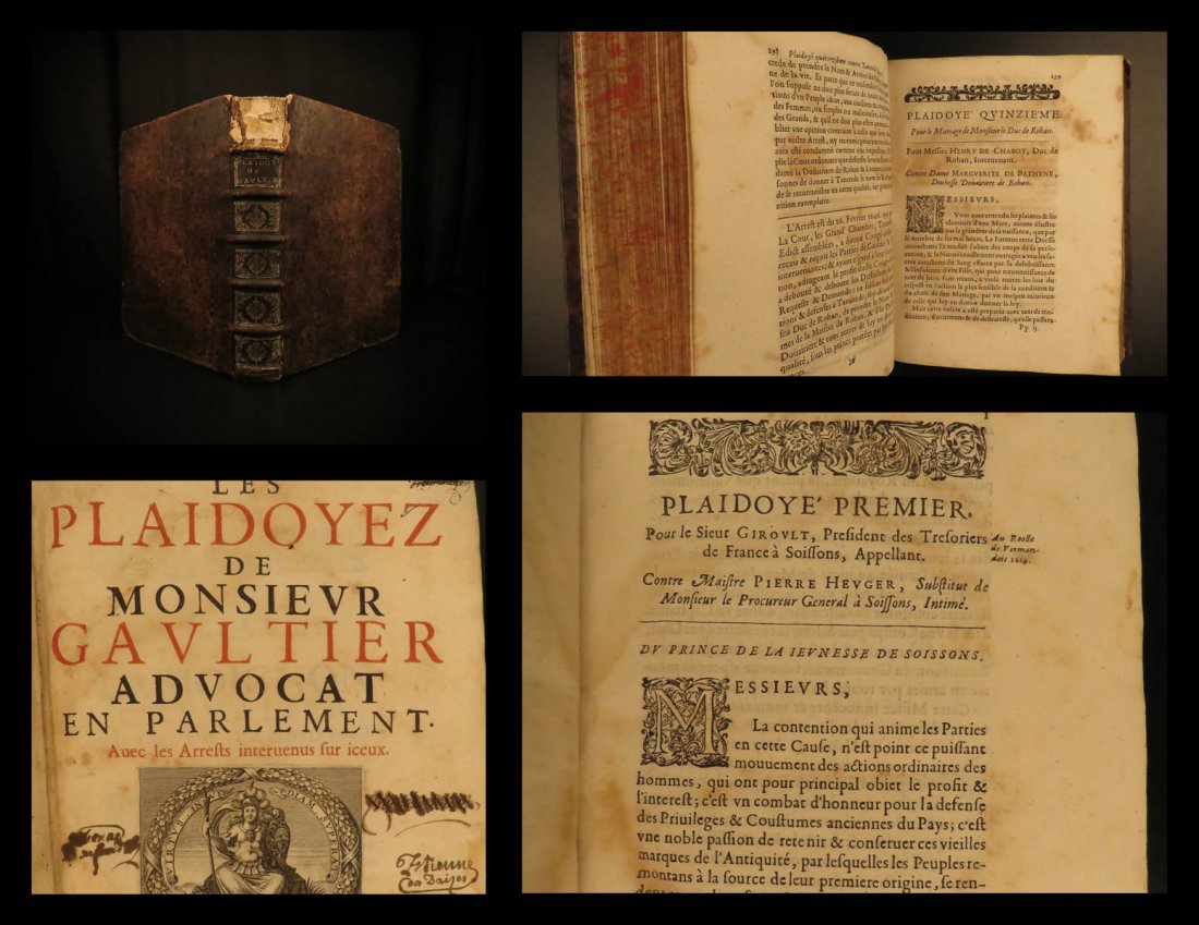 1663 French LAW Claude Gaultier Court Cases: 1663 French LAW Claude Gaultier Court Cases & Criminal Proceedings Arrests Claude Gaultier was a 17th-century French lawyer who, just before his death, published an extensive collection of his legal p