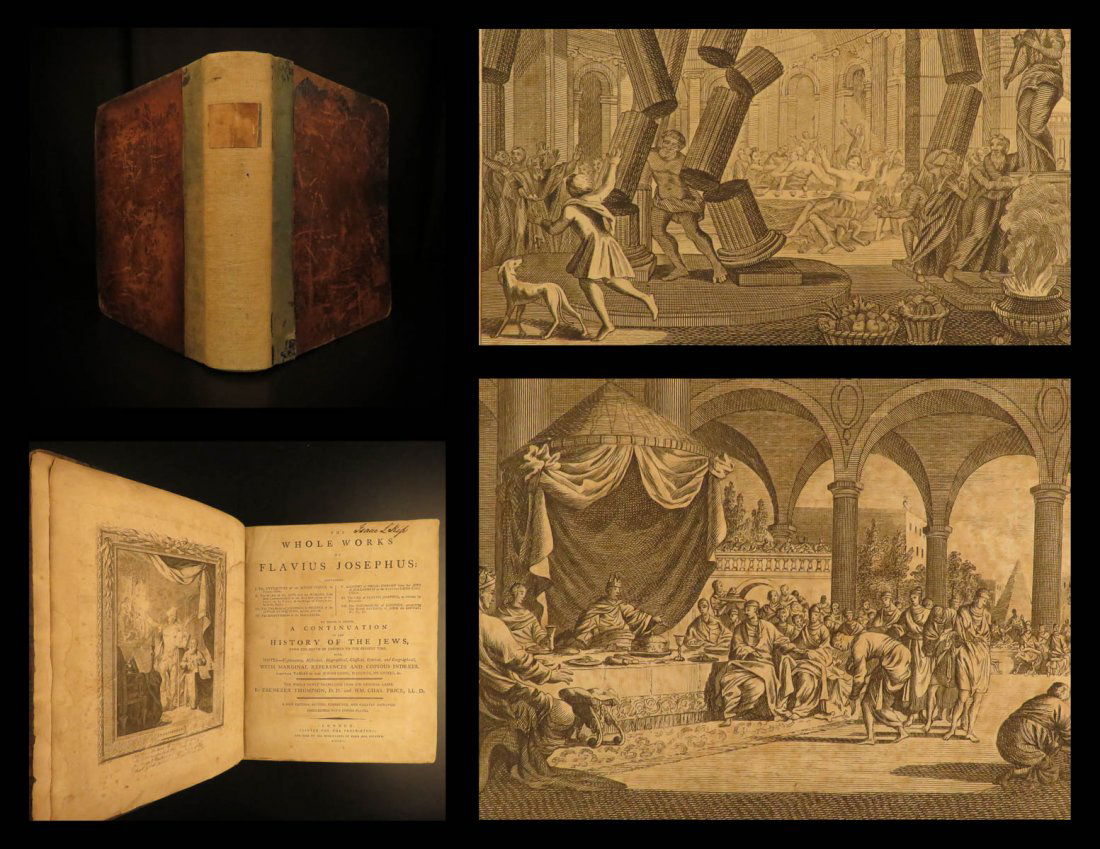 1795 Flavius JOSEPHUS Jewish War Judaism (1 of 10)