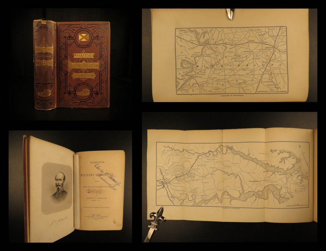 1874 1ed Confederate General Joseph E Johnston (1 of 10)