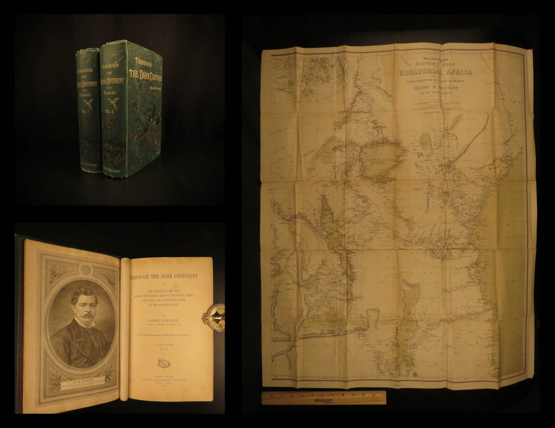 1879 1st ed Henry Stanley Through the Dark Continent (1 of 10)
