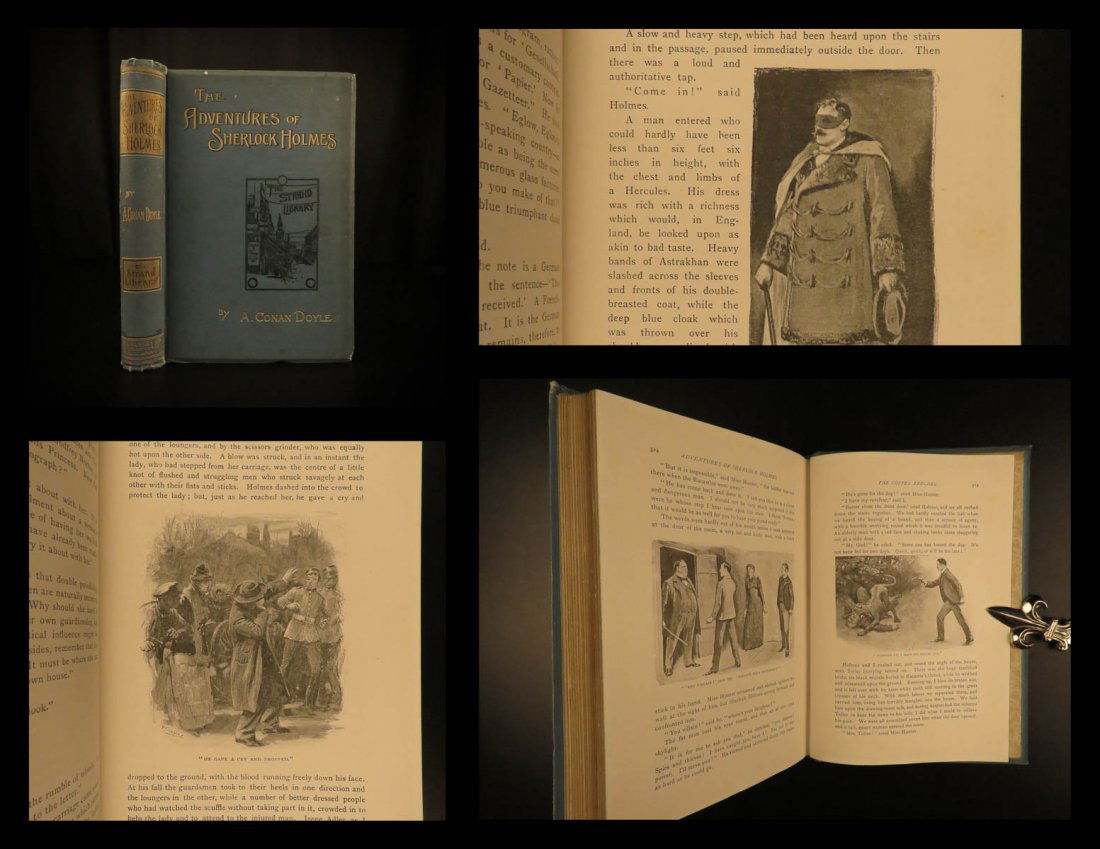 1893 RARE Adventures of Sherlock Holmes (1 of 10)