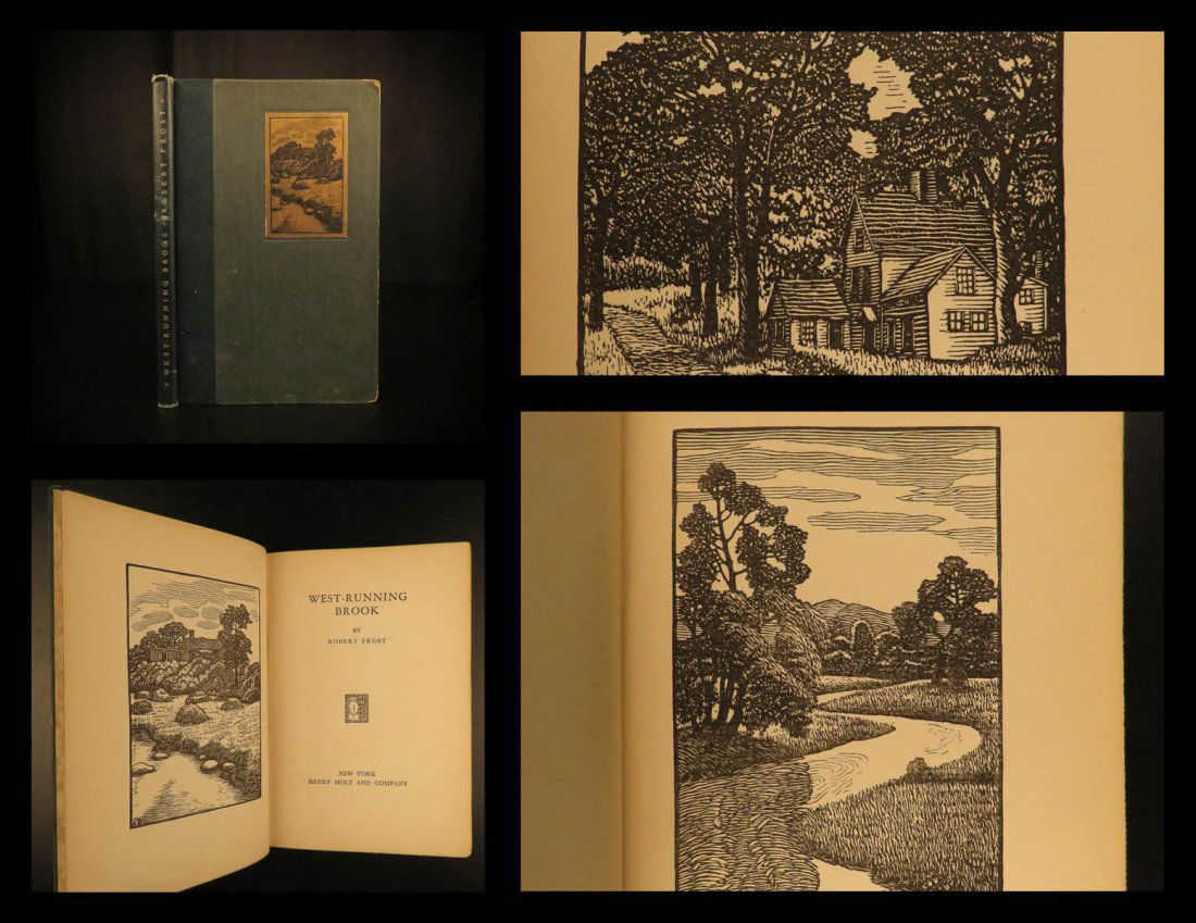 1928 1st/1st Robert Frost Poetry West Running Brook (1 of 10)