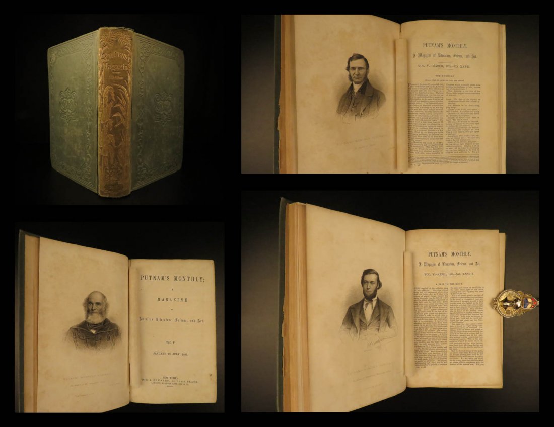 1855 EARLY Henry David Thoreau Cape Cod Literature RARE (1 of 10)