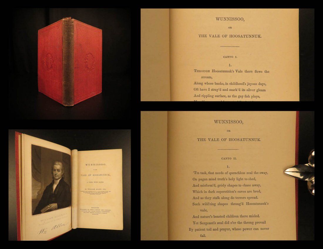 1856 Wunnissoo the Vale of Hoosatunnuk Native American (1 of 10)