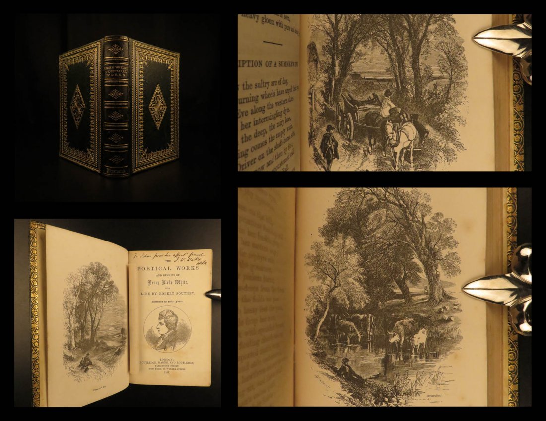 1861 EXQUISITE Poetical Remains Henry Kirke White (1 of 10)