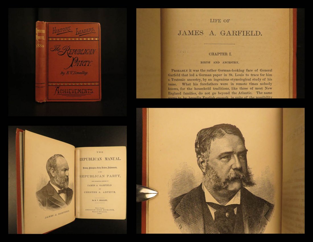 1880 Republican Manual American Government Politics (1 of 10)