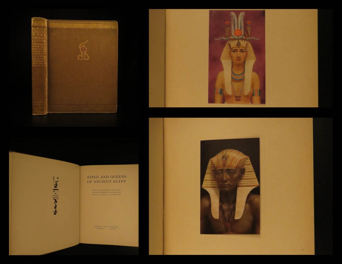 1924 1st ed Ancient Egypt Kings & Queens Brunton Mummy (1 of 10)