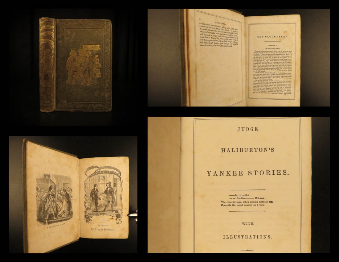 1857 Judge Thomas Haliburton Nova Scotia Canada Yankee: 1857 Judge Thomas Haliburton Nova Scotia Canada Yankee Stories Clockmaster Thomas Haliburton was a 19th-century judge, one of the most famous political figures from Nova Scotia. While Haliburton was a