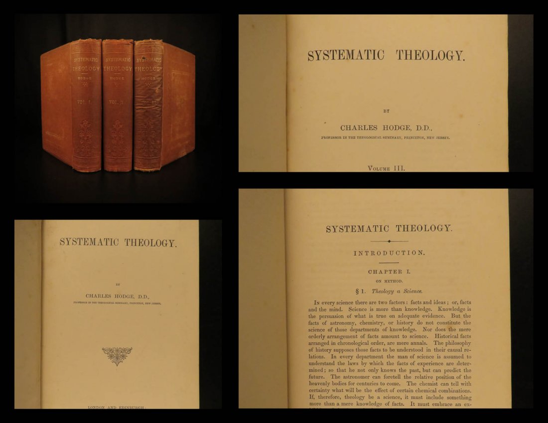 1873 Systematic Theology Charles Hodge Presbyterian (1 of 10)